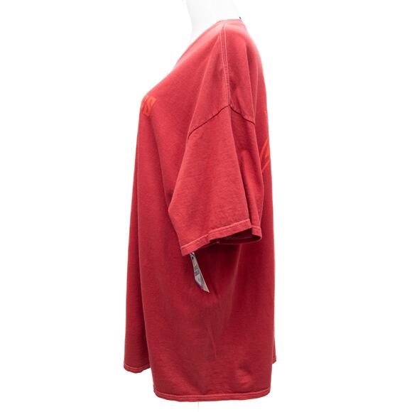 Vintage Tubular Red Tampa Bay Buccaneers Short Sleeve T-Shirt Size 2X - Picture 3 of 10